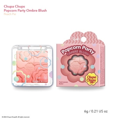 RUDE COSMETIC CHUPA CHUPS Popcorn Party Ombre Blush (Peach Pie)