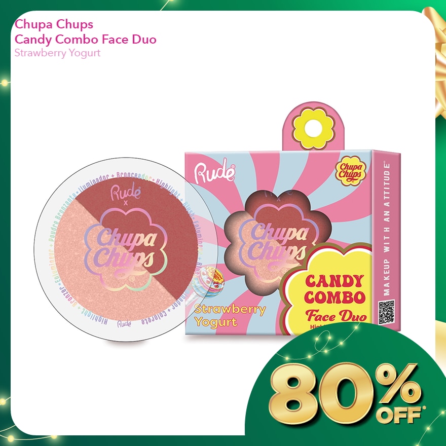 CHUPA CHUPS Candy Combo Face Duo (Strawberry Yogurt)