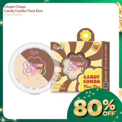 RUDE COSMETIC CHUPA CHUPS Candy Combo Face Duo (Choco-Vanilla)