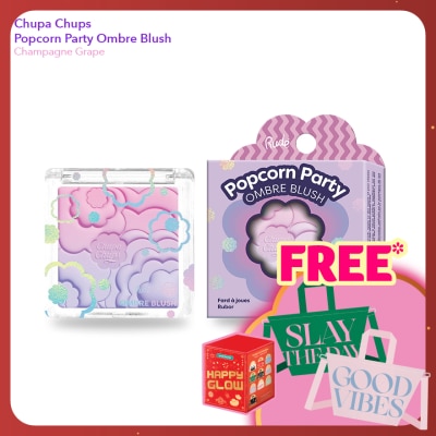 RUDE COSMETIC CHUPA CHUPS Popcorn Party Ombre Blush (Champagne Grape)