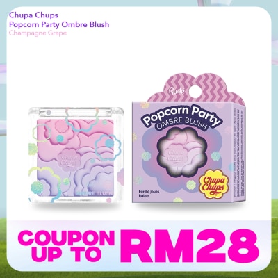 RUDE COSMETIC CHUPA CHUPS Popcorn Party Ombre Blush (Champagne Grape)