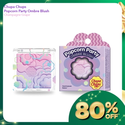 RUDE COSMETIC CHUPA CHUPS Popcorn Party Ombre Blush (Champagne Grape)