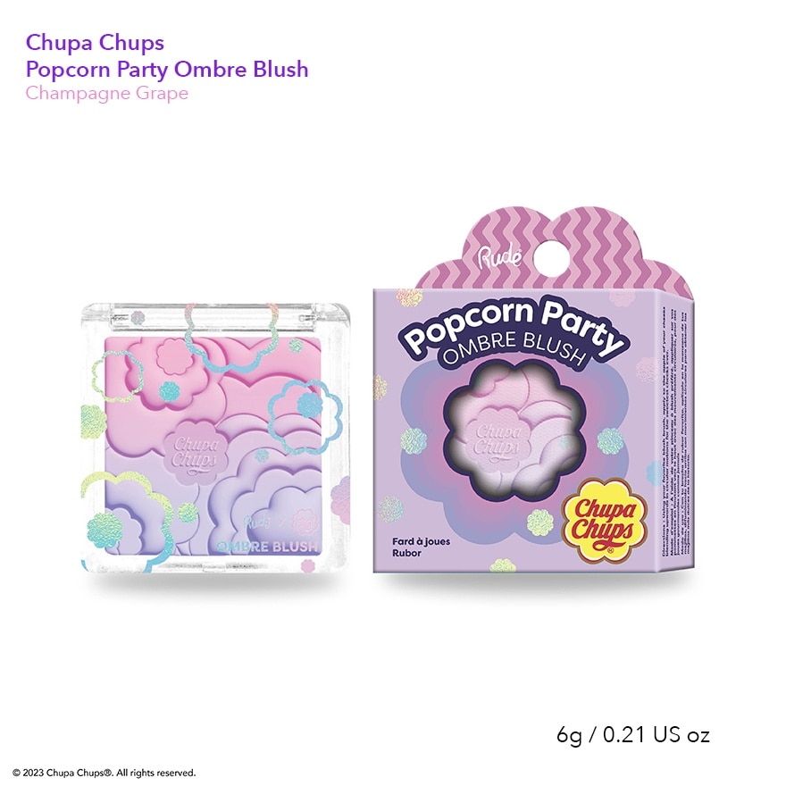 CHUPA CHUPS Popcorn Party Ombre Blush (Champagne Grape)