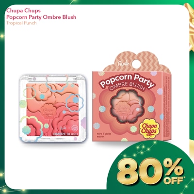 RUDE COSMETIC CHUPA CHUPS Popcorn Party Ombre Blush (Tropical Punch)
