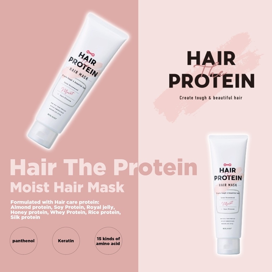 Moist Hair Mask Strengthen and Repair Hair  Formulated with Hair Care Protein  180G