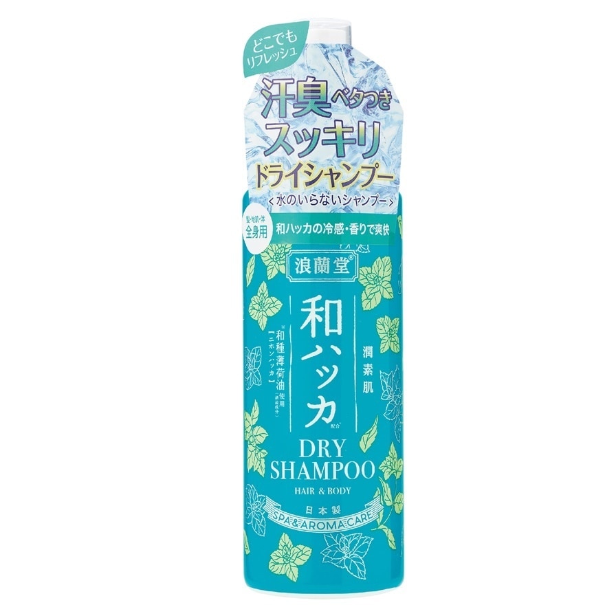 Peppermint Dry Shampoo Cleansing, Balancing Scalp, Refreshing with Mint Aroma200ML