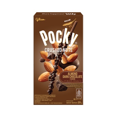 POCKY - Crushed Nuts Almond Dark Chocolate Flavor 25g