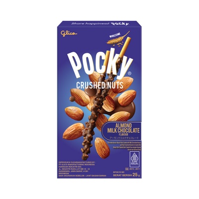 POCKY - Crushed Nuts Almond Milk Chocolate Flavor 25g