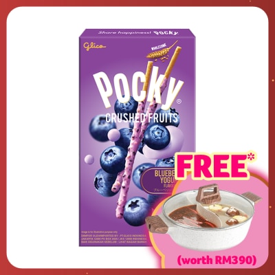 POCKY Crushed Fruits Blueberry Yogurt Flavor 38g