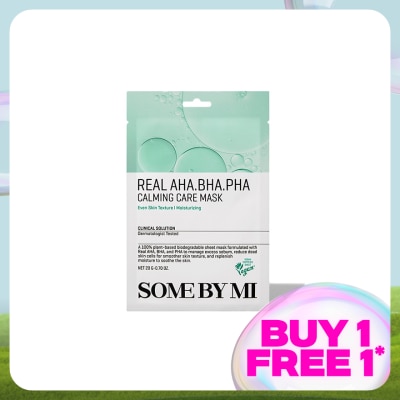 SOME BY MI Real AHA-BHA-PHA Calming Care Mask 1S