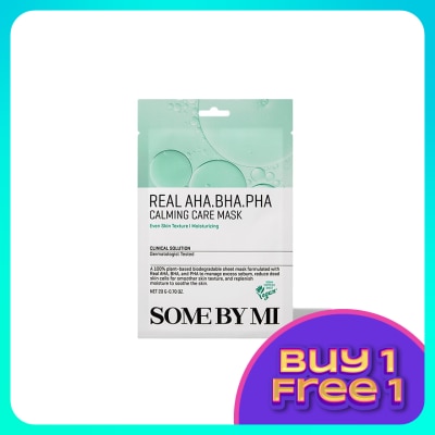 SOME BY MI Real AHA-BHA-PHA Calming Care Mask 1S
