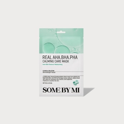 SOME BY MI Real AHA-BHA-PHA Calming Care Mask 1S