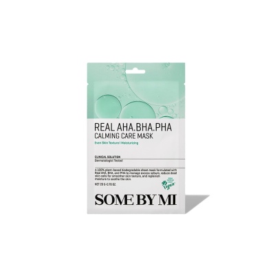 SOME BY MI - Real AHA-BHA-PHA Calming Care Mask 1S