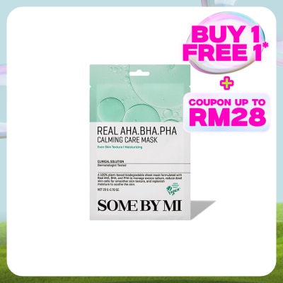 SOME BY MI Real AHA-BHA-PHA Calming Care Mask 1S