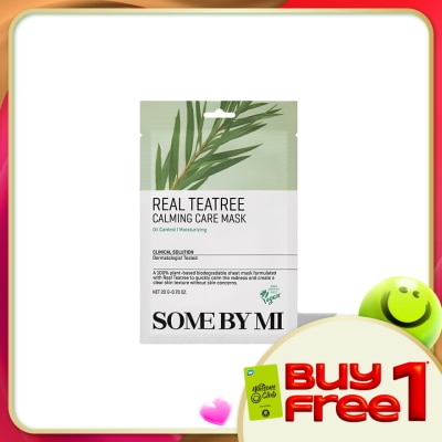 SOME BY MI - Real Teatree Calming Care Mask 1S