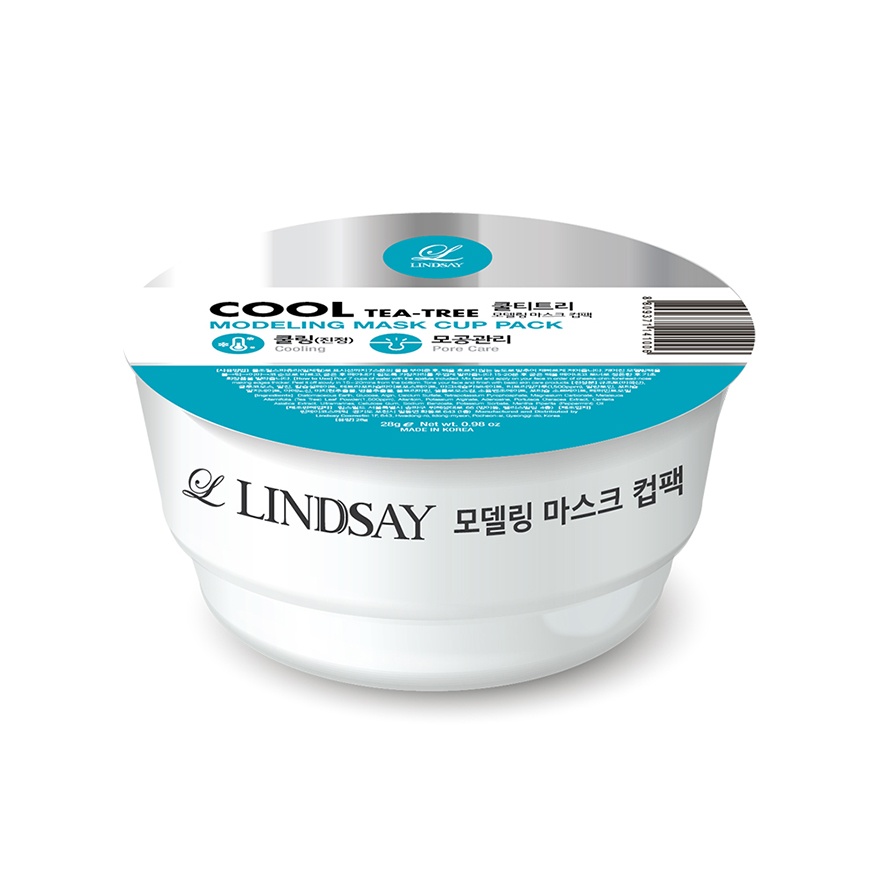 Cool Tea Tree Modeling Mask Cup Pack 28g