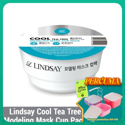 LINDSAY - Cool Tea Tree Modeling Mask Cup Pack 28g