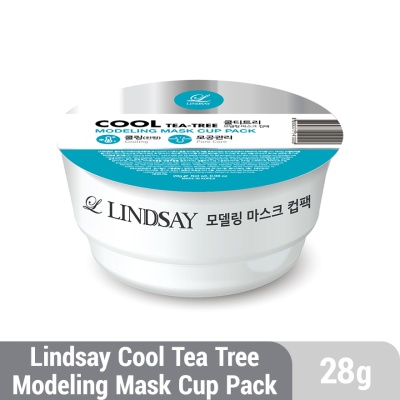 LINDSAY - Cool Tea Tree Modeling Mask Cup Pack 28g