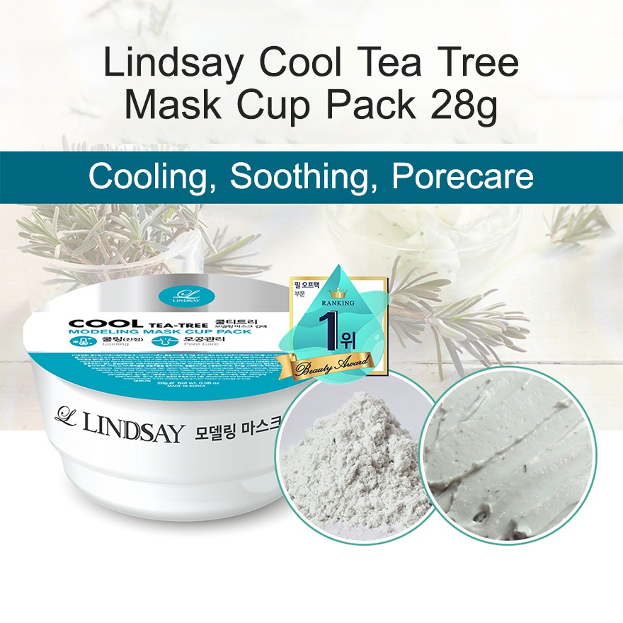 Cool Tea Tree Modeling Mask Cup Pack 28g