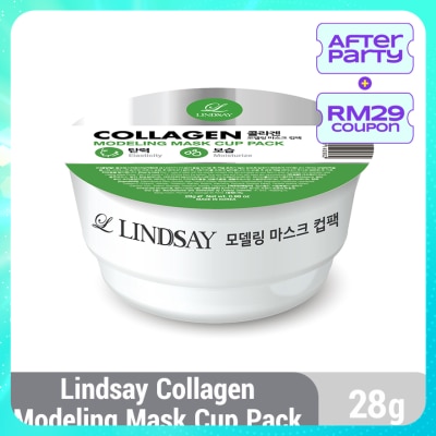 LINDSAY Collagen Modeling Mask Cup Pack 28g