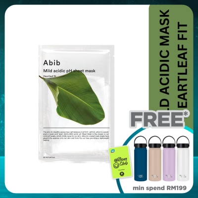 ABIB Mild Acidic PH Sheet Mask Heartleaf Fit 1s