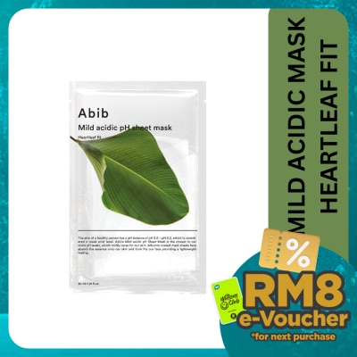 ABIB Mild Acidic PH Sheet Mask Heartleaf Fit 1s