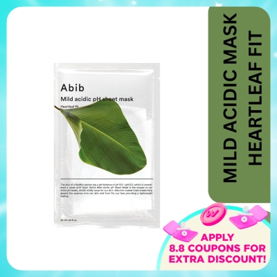 ABIB - Mild Acidic PH Sheet Mask Heartleaf Fit 1s