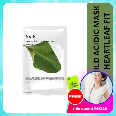 ABIB - Mild Acidic PH Sheet Mask Heartleaf Fit 1s