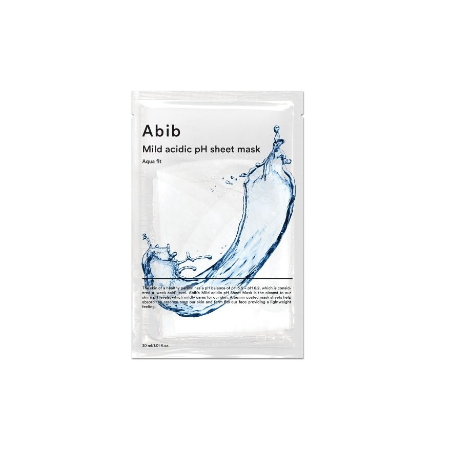 Mild Acidic PH Sheet Mask Aqua Fit 1s