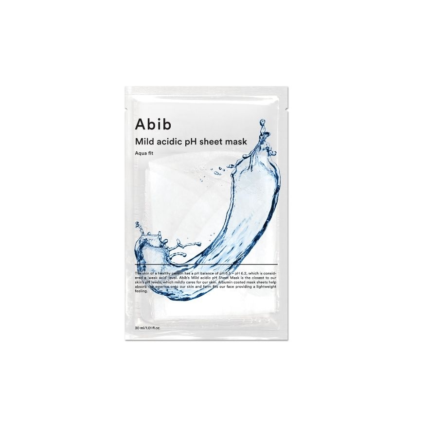 Mild Acidic PH Sheet Mask Aqua Fit 1s
