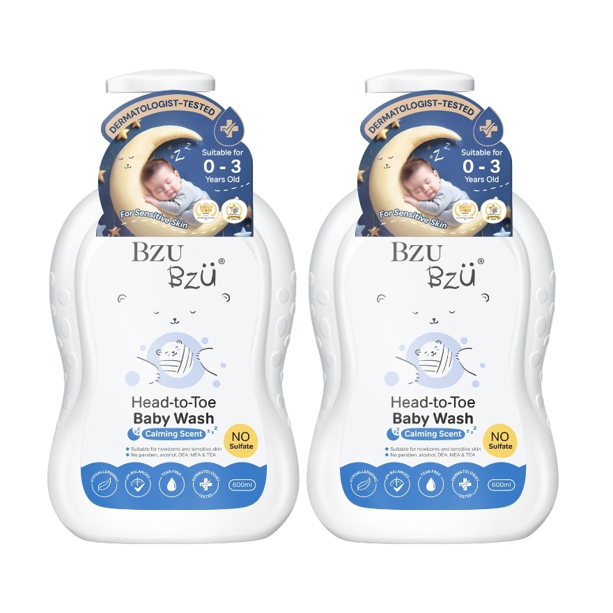 Baby Head to Toe Wash 600 ml x2 image