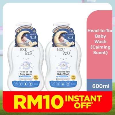 BZU BZU Baby Head-to-Toe Wash - 600 ml x2