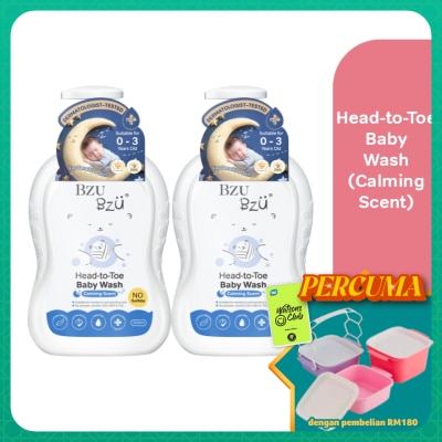 BZU BZU - Baby Head-to-Toe Wash - 600 ml x2
