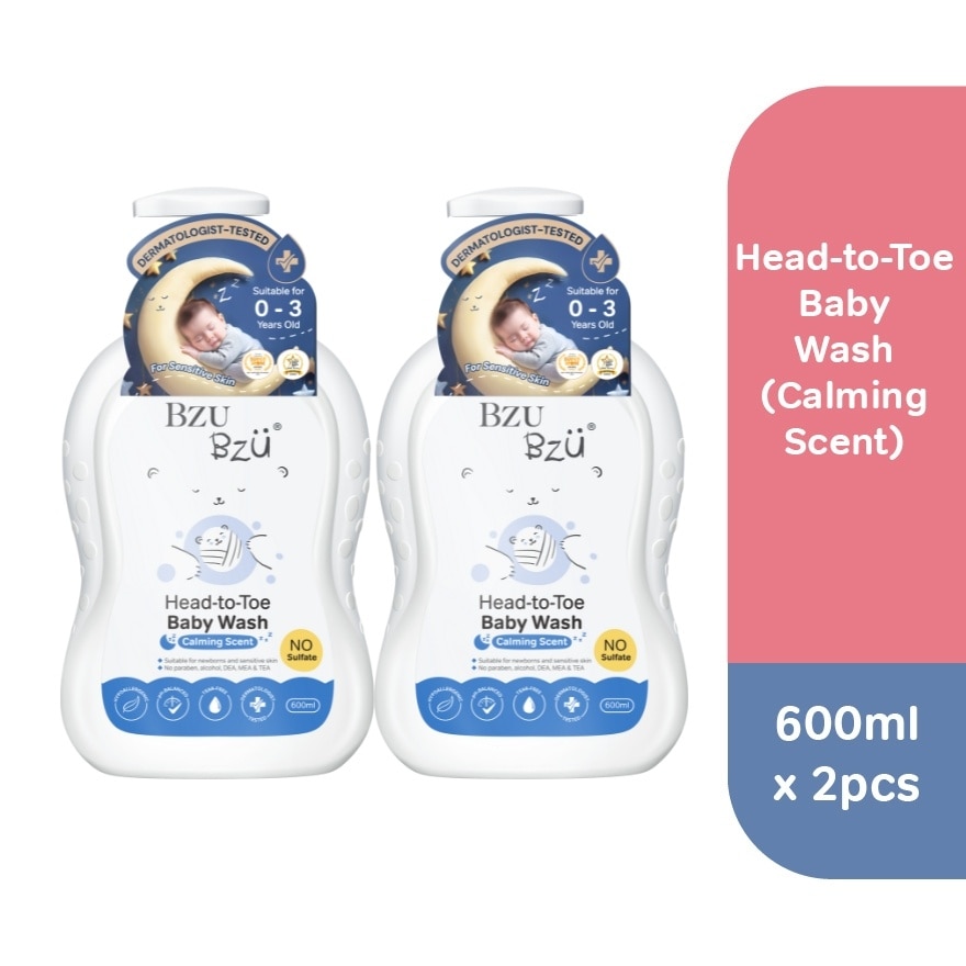 Baby Head-to-Toe Wash - 600 ml x2