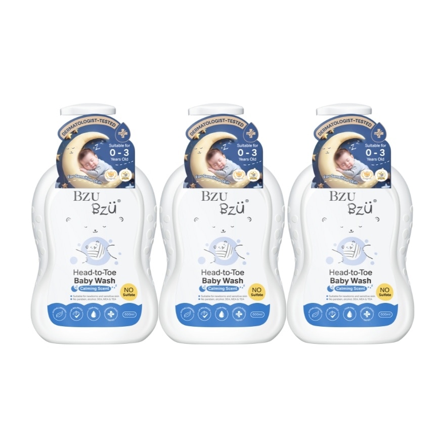 Baby Head-to-Toe Wash - 600 ml x3