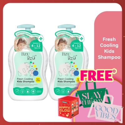 BZU BZU Fresh & Cooling Shampoo - 600 ml x2