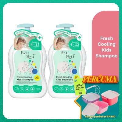 BZU BZU - Fresh & Cooling Shampoo - 600 ml x2