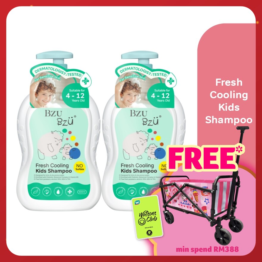 Fresh & Cooling Shampoo - 600 ml x2