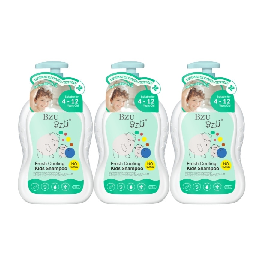 Fresh & Cooling Shampoo 600 ml x3