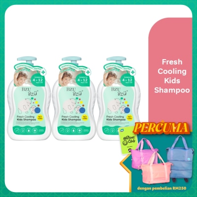 BZU BZU Fresh & Cooling Shampoo 600 ml x3