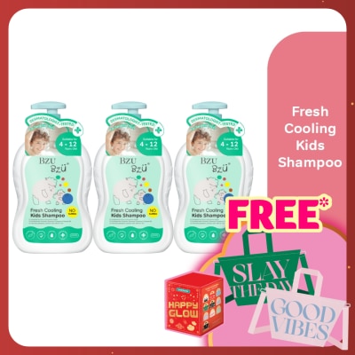 BZU BZU Fresh & Cooling Shampoo 600 ml x3
