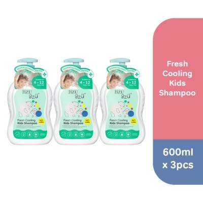 BZU BZU Fresh & Cooling Shampoo 600 ml x3