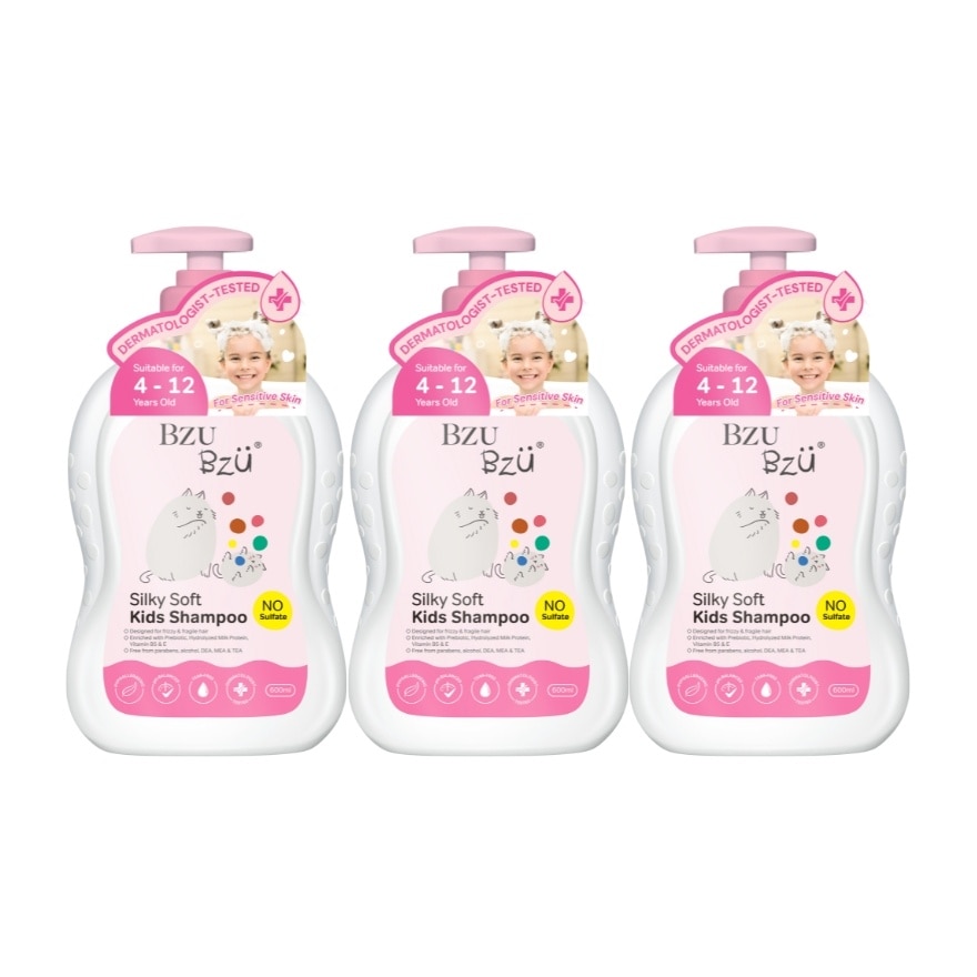 Silky & Soft Shampoo - 600 ml x3