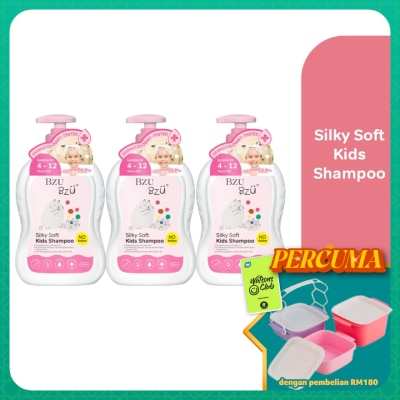 BZU BZU - Silky & Soft Shampoo - 600 ml x3