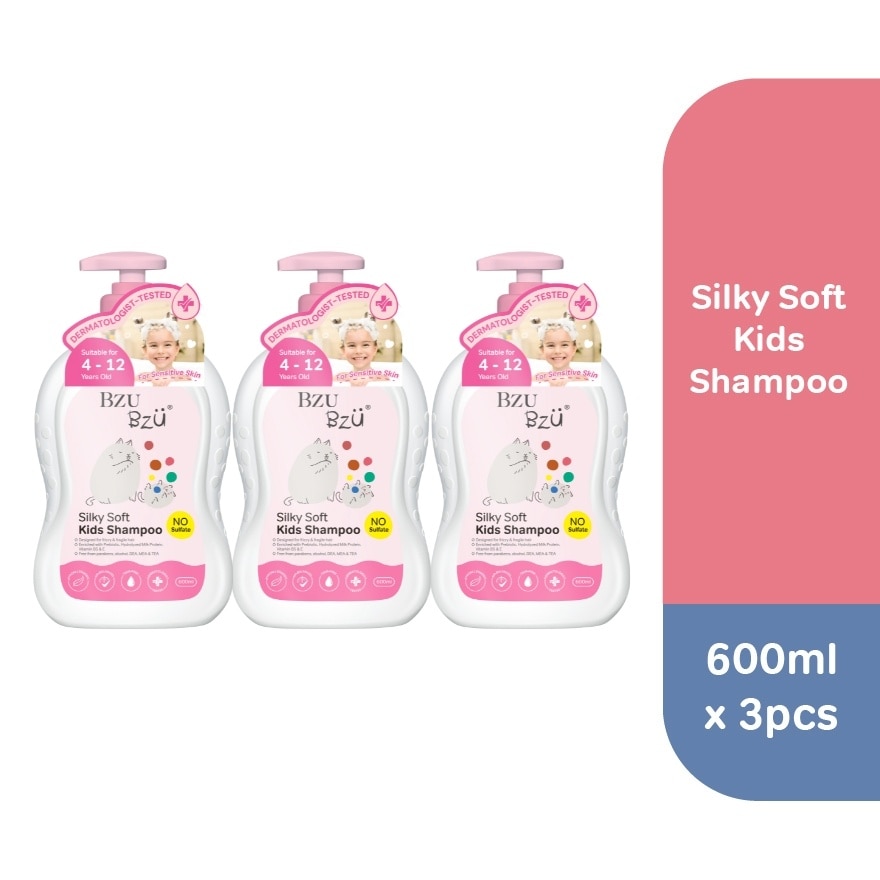 Silky & Soft Shampoo - 600 ml x3