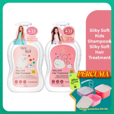 BZU BZU - Silky & Soft Shampoo Hair 600 ml Set