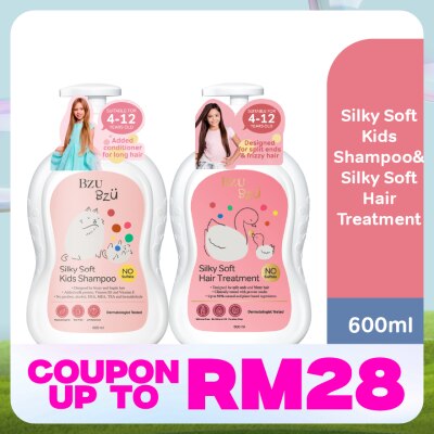 BZU BZU Silky & Soft Shampoo Hair 600 ml Set