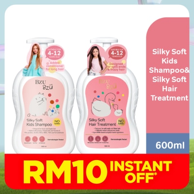 BZU BZU Silky & Soft Shampoo Hair 600 ml Set