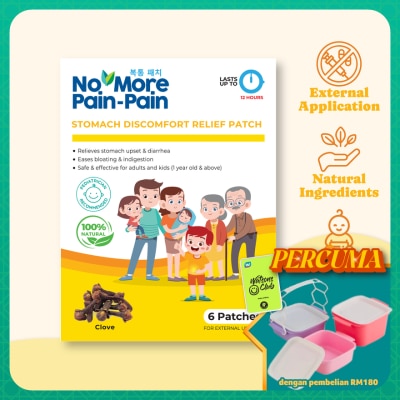NO MORE PAIN PAIN - Stomach Discomfort Relief Patch 6s