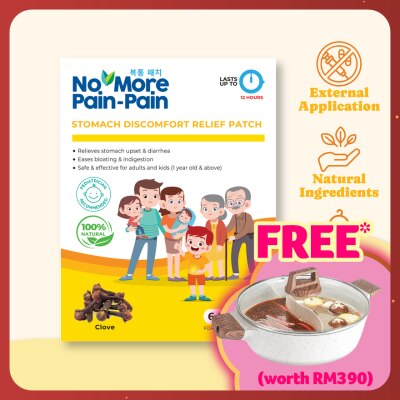 NO MORE PAIN PAIN Stomach Discomfort Relief Patch 6s